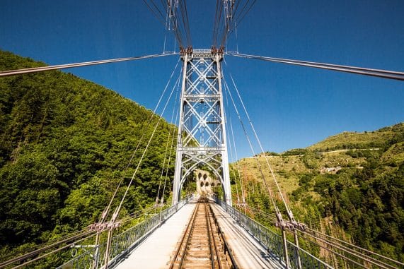 Pont Gisclard Train Jaune